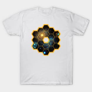 James Webb Telescope - Peep Into Galaxies and Deep Space - NASA JWST Artistic T-Shirt